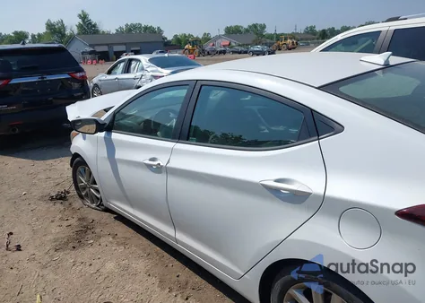 2016 Hyundai Elantra Se из США, поврежденный, VIN 5NPDH4AE2GH682355